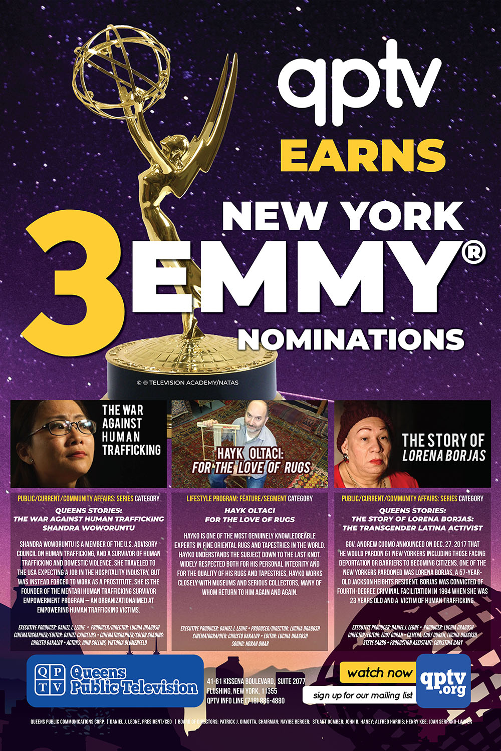 QPTV Emmy Nominations